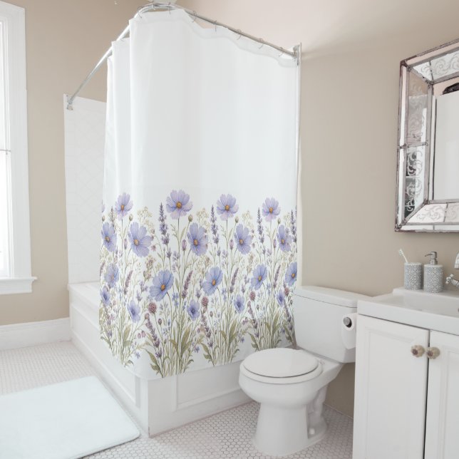 Wildflowers  shower curtain (In Situ)