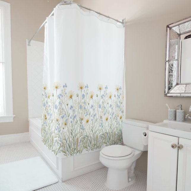 Wildflowers  shower curtain (In Situ)