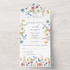  Wildflowers Simple Garden Wedding