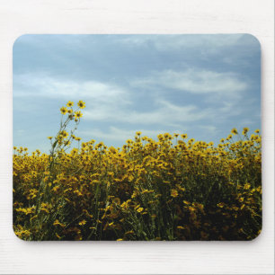 Wildflowers Sunflowers Mouse Mat