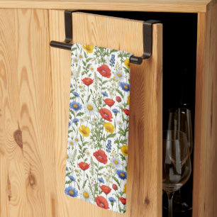 Wildflowers Tea Towel