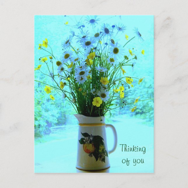 Wildflowers Thinking of You Postcard (Front)