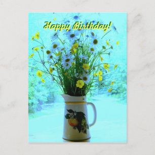 Wildflowers Thinking of You Postcard