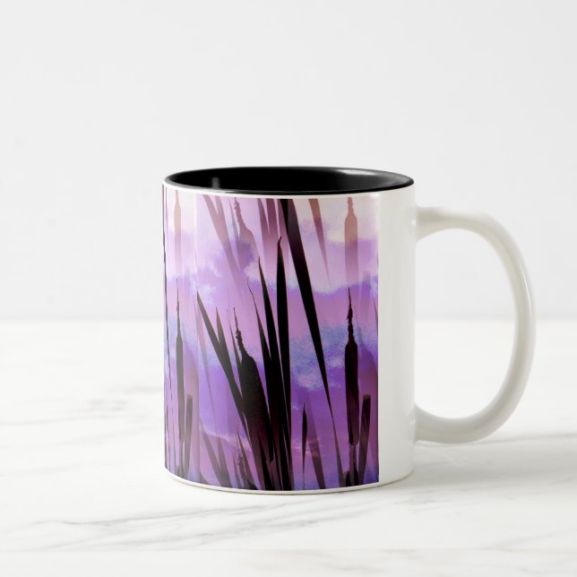 WILDFLOWERS Two-Tone COFFEE MUG (Right)