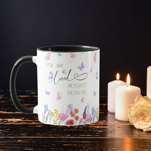 Wildflowers Watercolor Christian Bible Verse  Mug