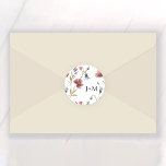Wildflowers Wedding Classic Round Sticker<br><div class="desc">Wildflowers Wedding Classic Round Sticker. This stylish & elegant wedding invitation features gorgeous hand-painted watercolor Wildflowers. Find matching items in the White Wildflower Dreams Collection.</div>