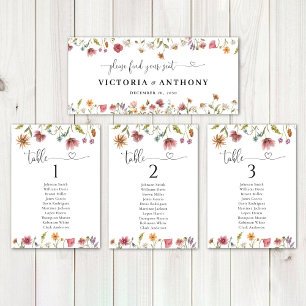 Wildflowers Wedding Head Table Sign