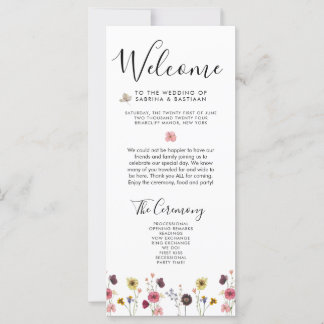 🌸 💍 Wildflowers Wedding Welcome