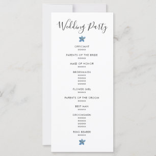 🌸 💍 Wildflowers Wedding Welcome Program