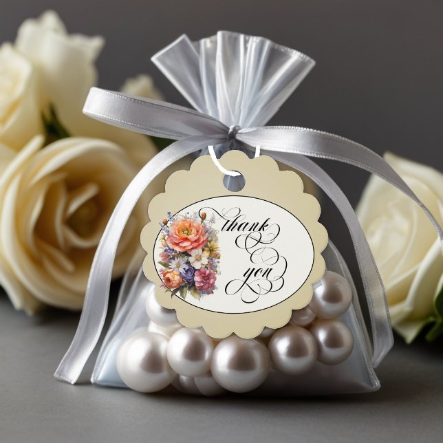 Wildflowers - Wheat Favour Tags (Creator Uploaded)