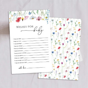 Wildflowers Wishes for baby game