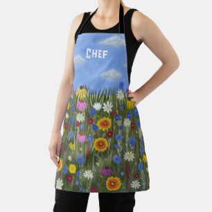 Wildflowers with Daisies Apron