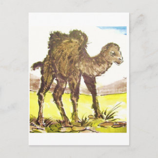 Wildkamel, Wild Camel * Tierkunst * Animal-ARTcard Postcard