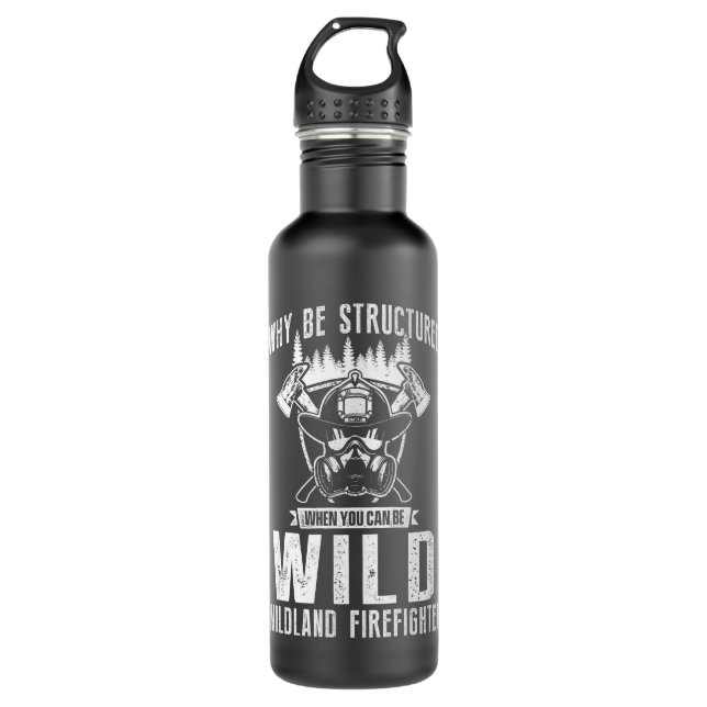 Wildland Firefighter  710 Ml Water Bottle (Front)