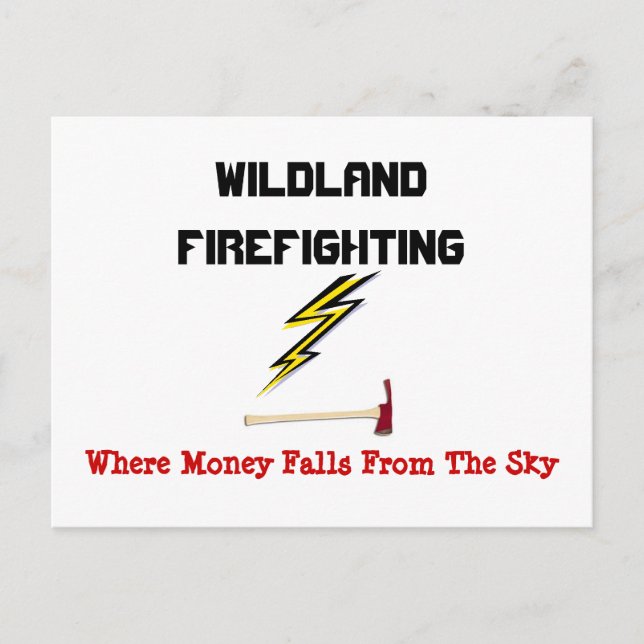 Wildland Firefighting Postcard (Front)