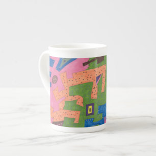 "WildLife" Abstract Art Bone China Mug