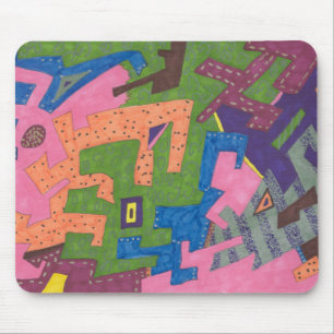 "WildLife" Abstract Art Mouse Mat