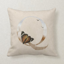 Wildlife Alphabet Letter Q Throw Pillow