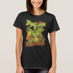 Wildlife Animal Lizard Reptile Pet Tropical Iguan T-Shirt