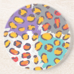 Wildlife animal pattern coaster