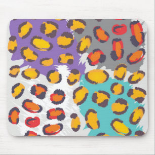 Wildlife animal pattern mouse mat