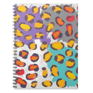 Wildlife animal pattern notebook