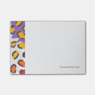 Wildlife animal pattern post-it notes