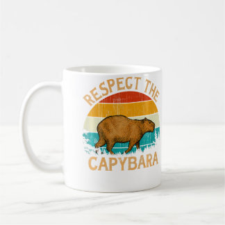 Wildlife Animal Respect The Capybara Coffee Mug