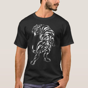 Wildlife Animal Tiger white mountain 5 T-Shirt