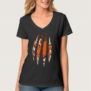 Wildlife Animal Wild Cat Claws Tiger Eyes Predator T-Shirt