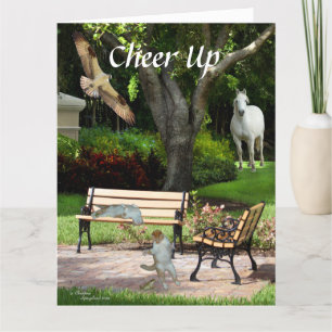 Wildlife animals Cheer Up Greeting Card