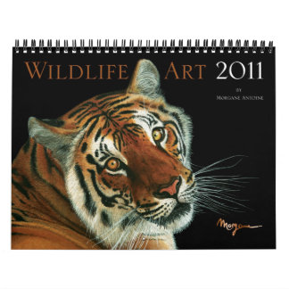 Wildlife Art 2011 calendar by Morgane Antoine