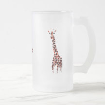 Wildlife Art Giraffes Custom Name