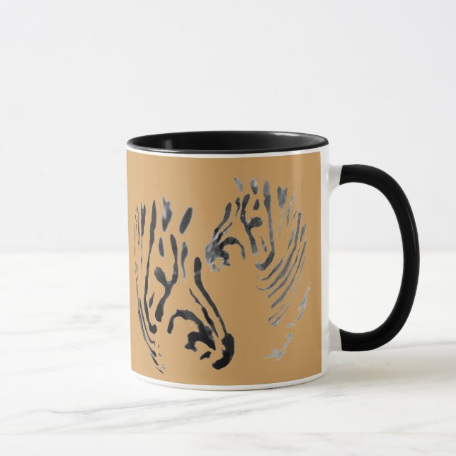 Wildlife Art Zebras Mug (Right)