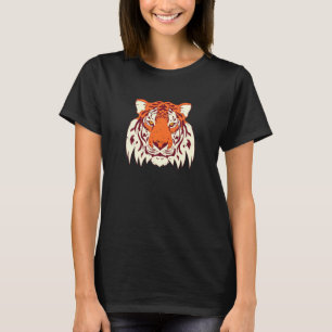 Wildlife Asia Animal Tiger Head Wild Cat Tiger T-Shirt