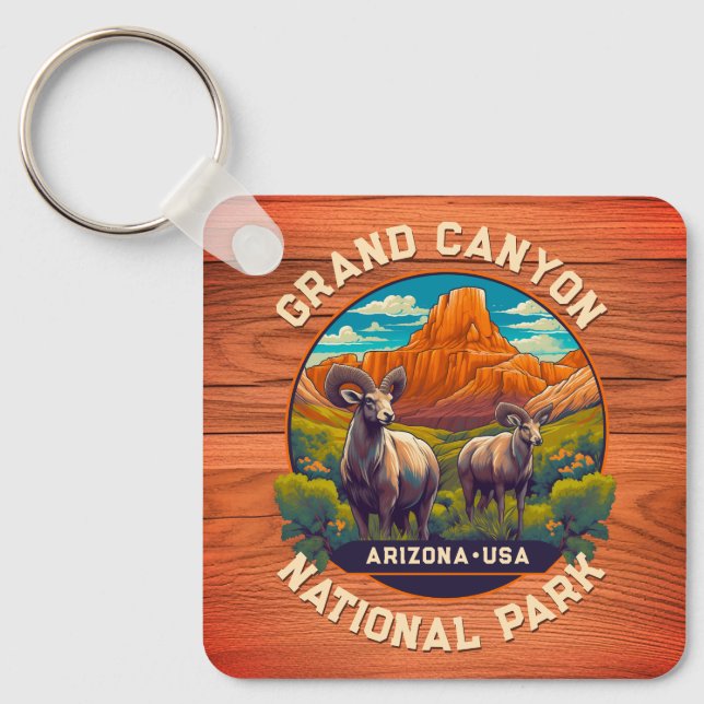 Wildlife at Grand Canyon National Park Arizona  Key Ring (Front)