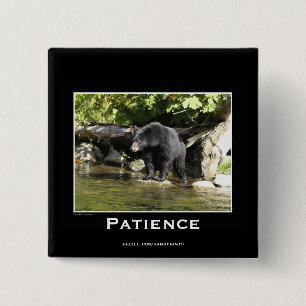 Wildlife Bears Animal-lovers Design 15 Cm Square Badge