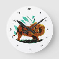 Wildlife Big Cat Art Lion