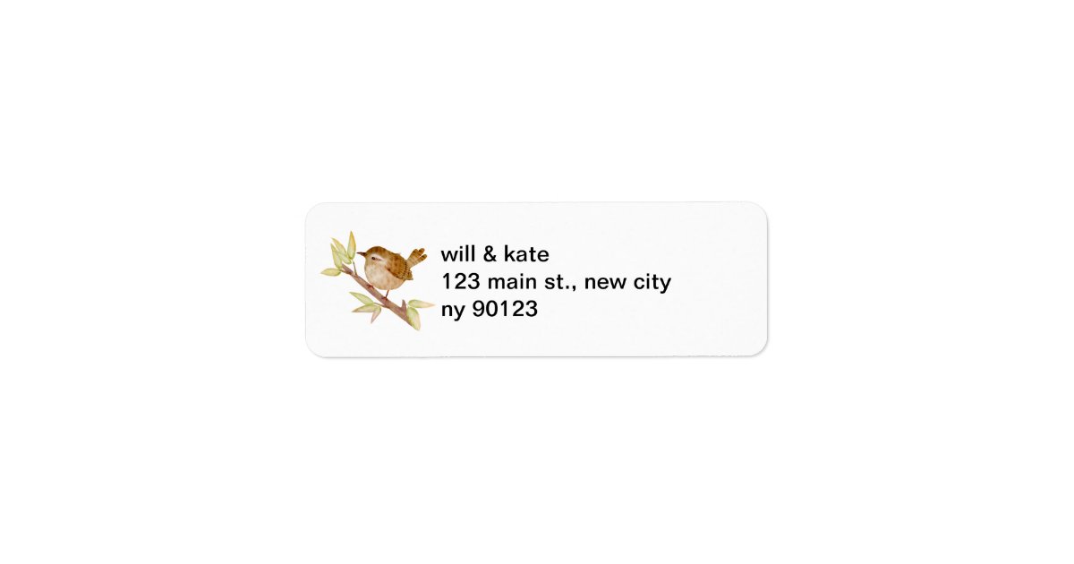 Wildlife Bird Return Address Labels Zazzle