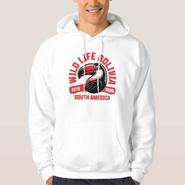 Wildlife Bolivia - Bunter Tukan South America | na Hoodie (Front)