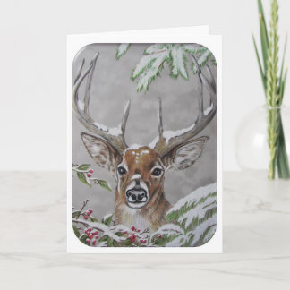 Wildlife Christmas Card (incl white env)