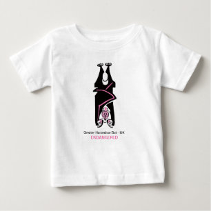 Wildlife - Cool Horseshoe BAT - Animal graphics - Baby T-Shirt