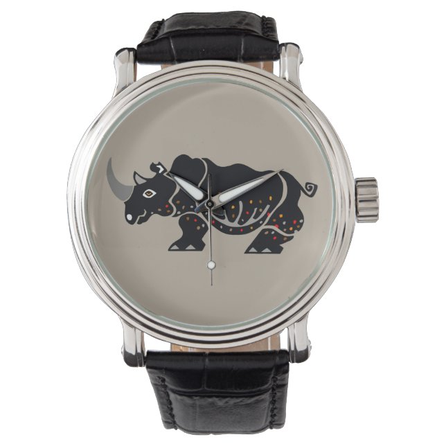 Wildlife - Cool RHINOCEROS -Nature - Conservation Watch (Front)