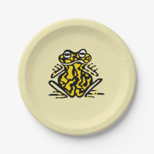 Wildlife - Croak! Poisonous Corroboree  FROG -  Paper Plate