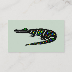 Wildlife - CROCODILE - ALLIGATOR - Nature - Business Card