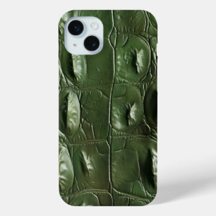 Wildlife Crocodile Skin Pattern iPhone 15 Mini Case