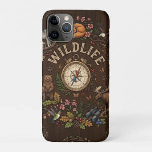 "Wildlife" Forest Adventure Illustration iPhone 11 Pro Case