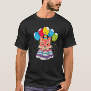 Wildlife Forest Animal Kids Birthday Party Cute F T-Shirt