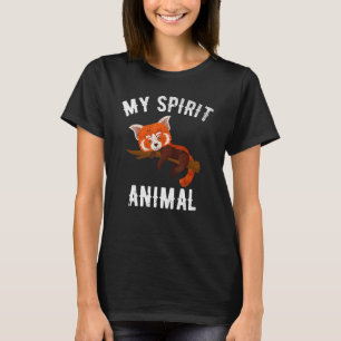 Wildlife Forest Spirit Animal Chinese Red Panda T-Shirt