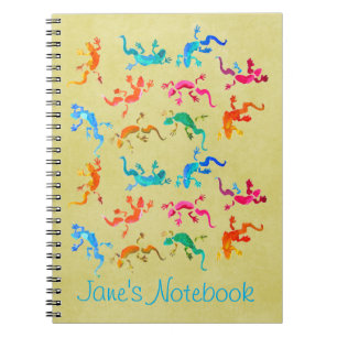 Wildlife gecko reptile eco nature notebook